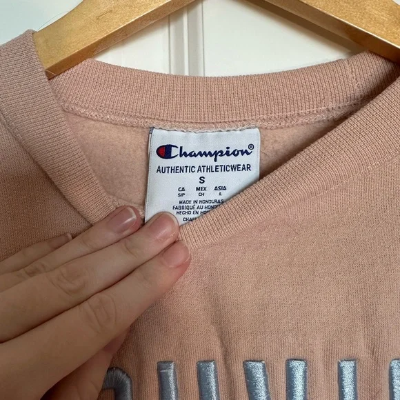 Nashville Embroidered Pink & Blue Crewneck Sweatshirt - Picture 2 of 4